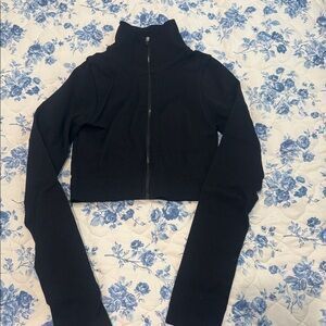 Fashion Nova Black Cropped Jacket